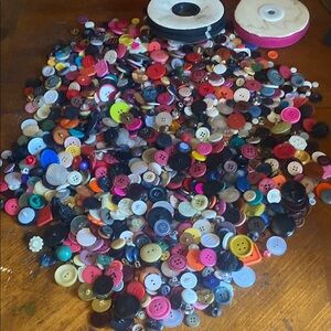 Vibrant Button Collection for Crafts